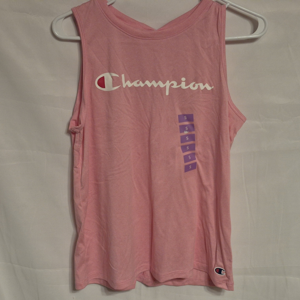 NWT LADIES Champion Pink Sleeveless Top SIZE SMALL